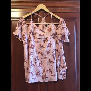 Symbology Pink Floral Top NWT Size Medium